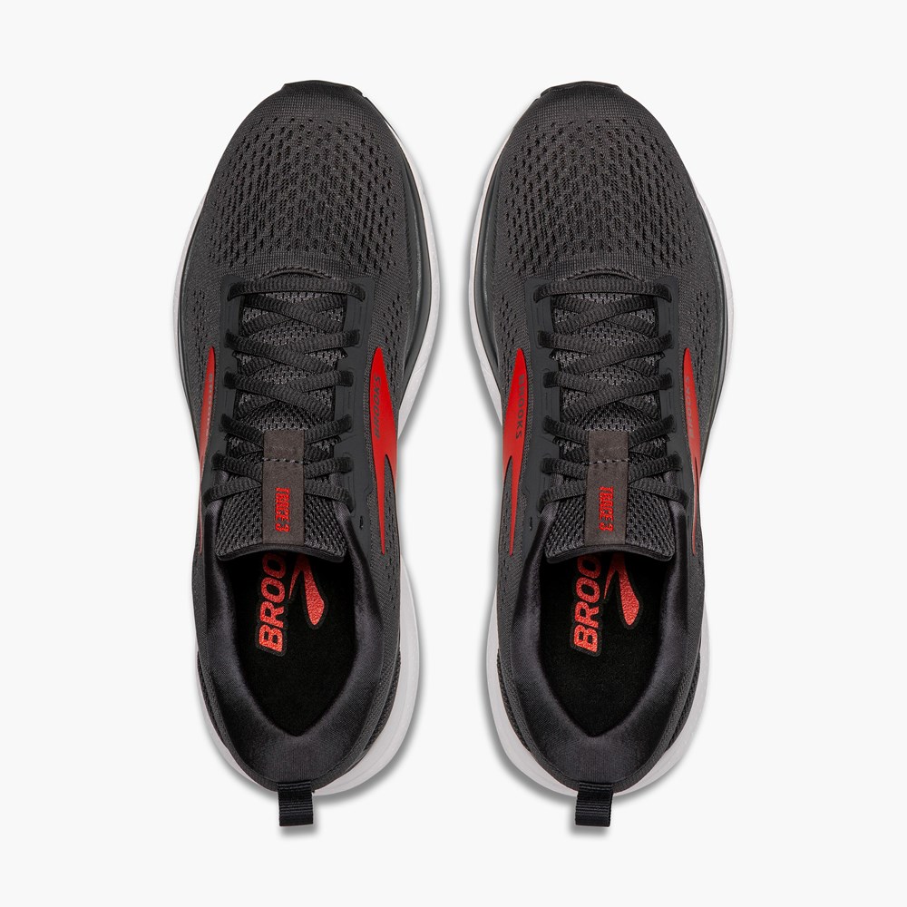 Chaussures Running Route Brooks Trace 3 Rouge Blanche Homme | IVM-1146987